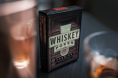 Whiskey Poker Playing Card Deck cards copper deck design foil foil stamp packaging poker whiskey