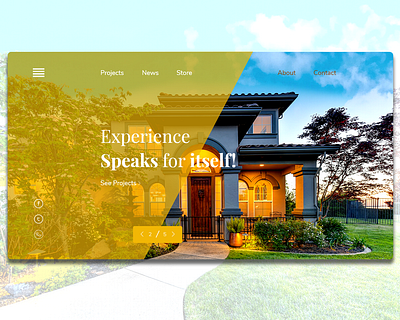 Real Estate aesthetic branding ui uidesign uidesigner uiinspiration uiux uiuxdesign web design website design