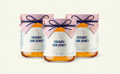 Raw Honey Packaging brand identity branding honey illustration logo minimal packaging packaging design type typography