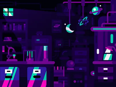 innovation blue color design detail graphic design green illustration pink purple vector