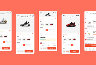 Design Challenge 01 app design ecommerce flat minimal shoes ui ux