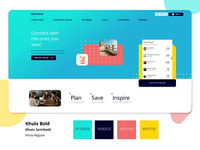 Social banking bank banking banking app daily ui design social ui web design website website concept