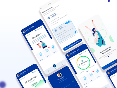 Financial for doctors app doctors interface interfacedesign medical ui uxdesign