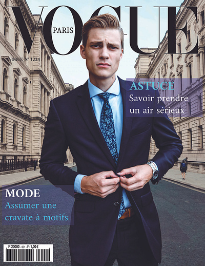 couverture VOGUE (TP) couverture magazine photoshop