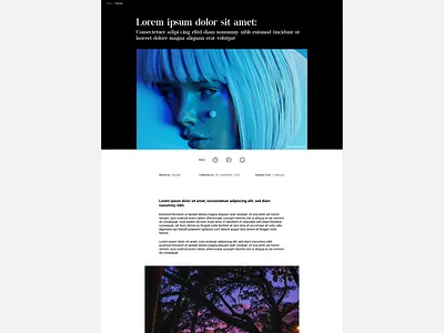 035 Blog Post blog blog design blog post blog posts daily ui dailyui day dayli challenge design ui web