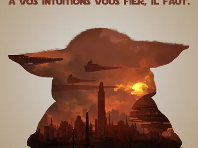 Bébé Yoda photoshop yoda