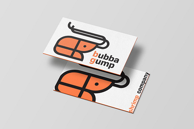 Bubba Gump Logo brand bubba company fan fanart forrestgump gump illustrator logo movie photoshop seafood shrimp