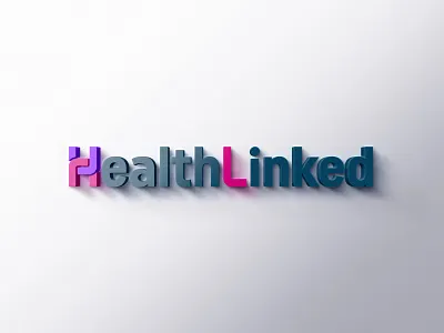 HealthLinked branding brand design brand identity brandidentity branding health logo mockup logotype logotypedesign photoshop wordmark