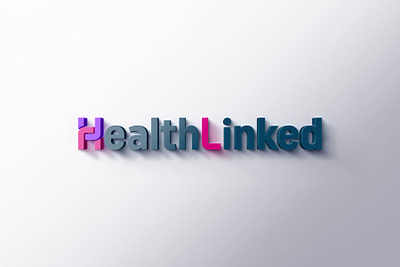 HealthLinked branding brand design brand identity brandidentity branding health logo mockup logotype logotypedesign photoshop wordmark