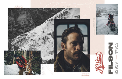 Chad Kirkland Winter Promo filson mailer photographer poster promotional design