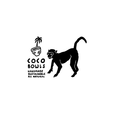 Coco Bowls brand design brand identity branding freelance hand drawn logo logodesign minimal typography vector