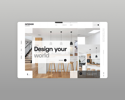 Wed Interior Design design interface platform responsive ui ux web