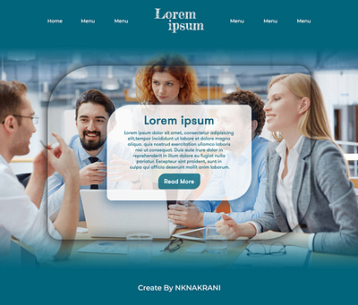 Creative Web Layout design graphic design icon logo photoshop ui ux web webdesign website