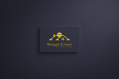 Roofing house logo design crown house house logo logodesign roofing roofing house logo