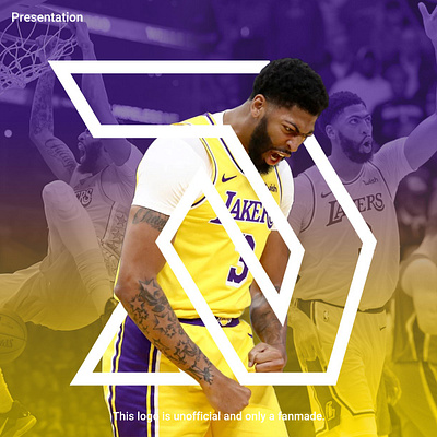 Fanmade Logo for Anthony Davis anthony davis champion design flat icon illustrator lakers logo minimal nba