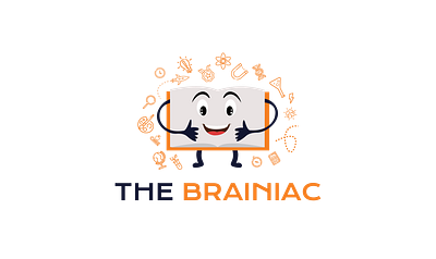 braniac book logo book ogo