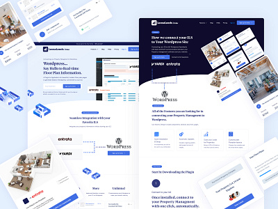 LeaseLeads Lander and WP Plugin Built on Webflow apartments landing page landing page concept memberstack real estate realestate ui ui ux webflow wordpress wordpress plugin