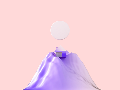 Flux Academy: No geographic limitations 3d branding c4d design icon illustration keyvisual octane pink playful purple render ui ux vibes