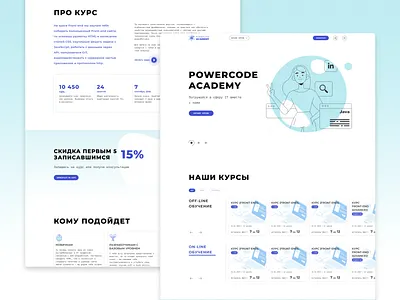 New Academy design minimal ui ux web website