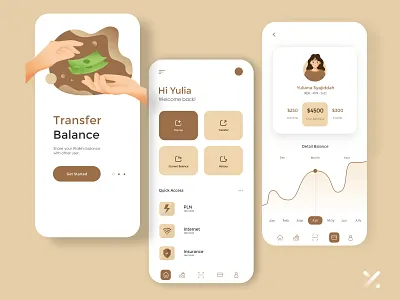 WALLE app design ui ux ui design