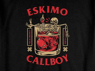 On The Rox artwork bandmerch beer beer label bodilpunk branding drawing festival illustration merchandise metal metalcore pointillism skull tattoo