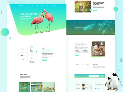 NGO Website animal ngo website animal website ux web web design website website concept website template