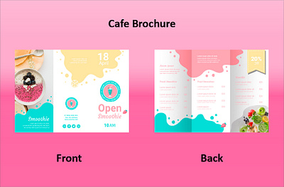 Opening Cafe Brochure Template brochure design for coffee shop printable opening cafe brochure