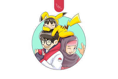 Gotta Catch 'Em All cartoon charater design drawing family illustration pokemon pokemongo