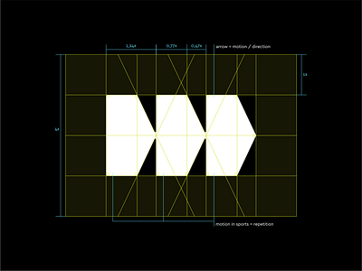 motion branding fitness fitness logo golden ratio icon lettermark logo logo construction logo grid mark minimal monogram motion sport sports sports branding sportswear symbol