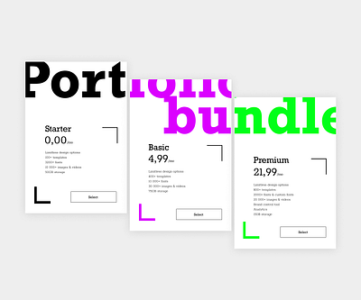 Daily UI #030 - Pricing