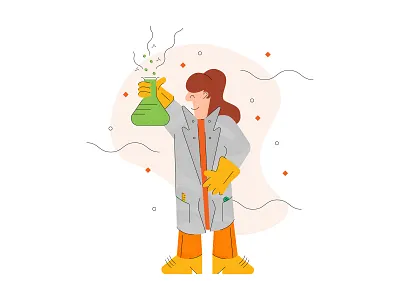 Junior Achievement Illustrations achievement business character color education finance finances flat grain green illustration orange personal growth science stipple student texture vector