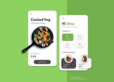 Food order app app branding design graphic design illustration logo ui ux vector web