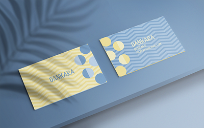 Dankara business card business card businesscard design illustrator name card name tag stationery
