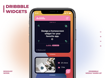 Weekly Warm-Up | Dribble widgets app computer art design dribbble dribbble best shot dribble dribble shot typography ui ux