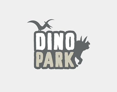 Daily Logo Challenge : Day 35 - Dino Park brand identity branding creative daily dailylogochallenge design dinosaur logodesignchallenge logotype park visual identity