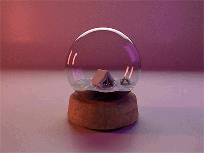 Snow Globe c4d