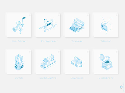 isometric vintage icons forsale icon illustration isometric isometric art isometric design isometric illustration line mohamedmo shadow ui vector vectorart vintage