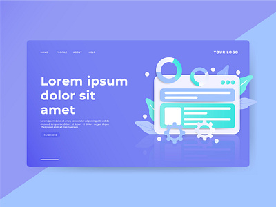 Header Page Illustration 3D 3d 3d illustration clean design experience hero hero section illustration image interface landing landing page landingpage page section ui user user experience user interface ux