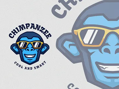Chimpanzee animal ape apparel branding cartoon cartoon character cartoonmascot character chimpanzee customlogo illustration logo mascot monkey