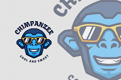 Chimpanzee animal ape apparel branding cartoon cartoon character cartoonmascot character chimpanzee customlogo illustration logo mascot monkey