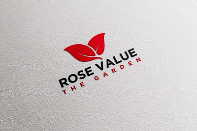 Rose Value Logo brand or company design illustration logo logo design moden unick unique unique logo vector