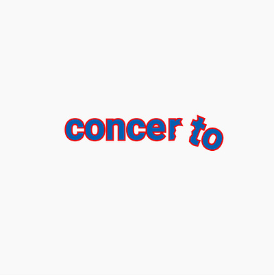 concerto logo 30daylogochallenge art concerto design icon illustrator logo logocore ticket type typography vector