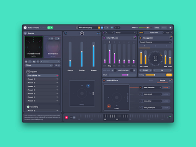 ROLI STUDIO PLAYER audio audio units gui mac players plugin software software design ui uiux vst