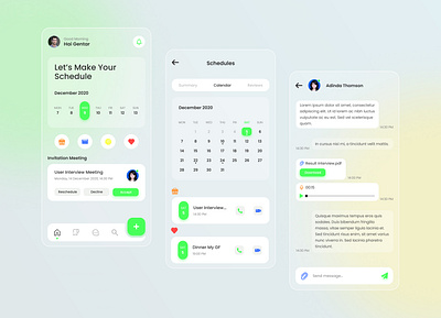 Schedules Calendar App app appointment calendar daily ui design figma mobile mobile app mobile app design mobile ui schedule sketch ui ux