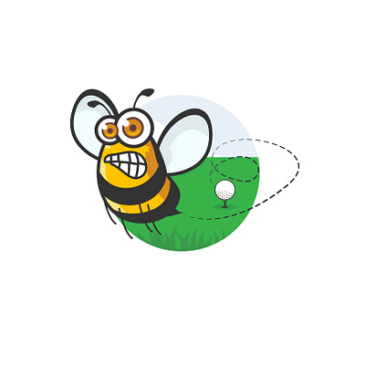 Bee the Ball bee the ball branding design freepsd illustration logo logo design logo design branding logo design concept vector