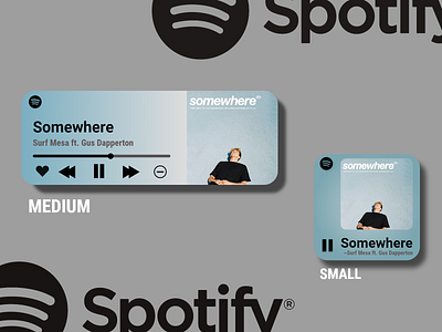 Spotify Widgets : Weekly Warm-up #48 gus dapperton ios somewhere spotify surf mesa weekly warm up widget