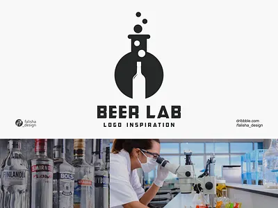 beer lab logo inspiration 3d abstract awesome beer brand identity branding clothing company design dribbble flat icon illustration lab laboratory logo logoinspiration monogram symbol vector