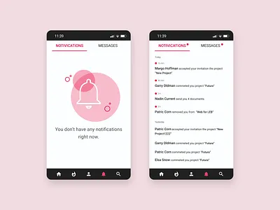 Notifications 049 app daily 100 challenge dailyui dailyuichallenge ui