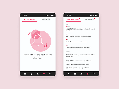 Notifications 049 app daily 100 challenge dailyui dailyuichallenge ui