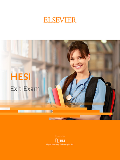 HESI Exit Exam iPad Loading Screen app clean concept interface ipad orange ui